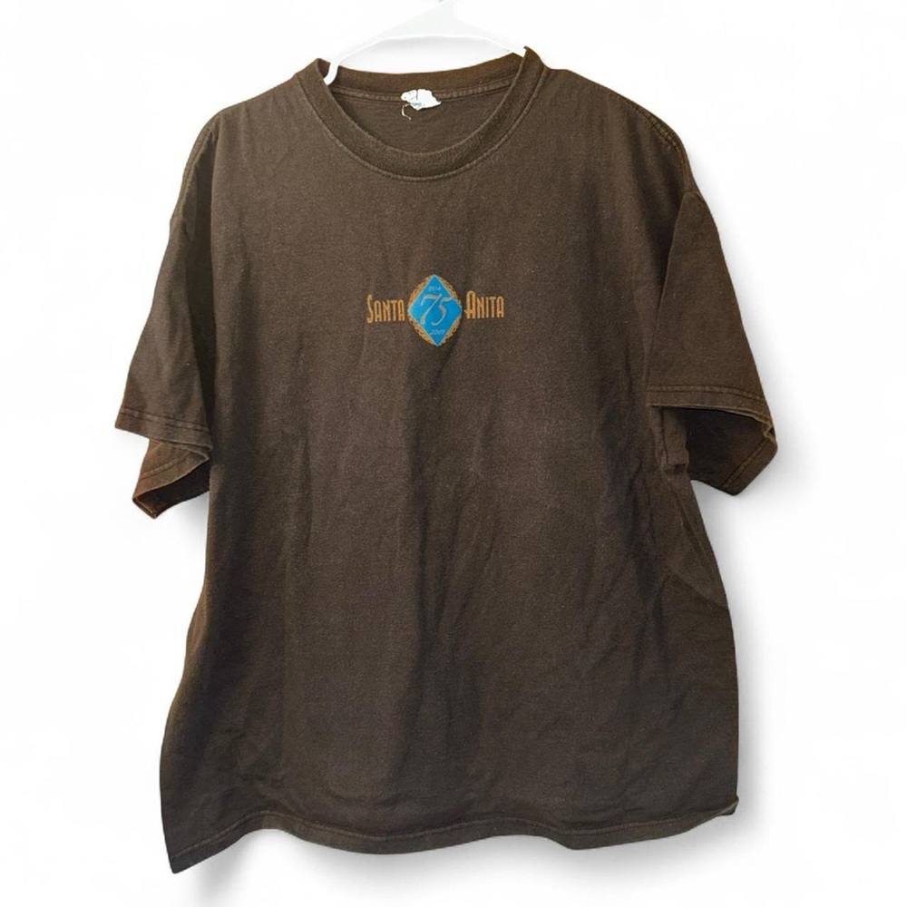 Vintage Santa Anita Park 75th 2009 Anniversary Horse Racing  Shirt Size XL